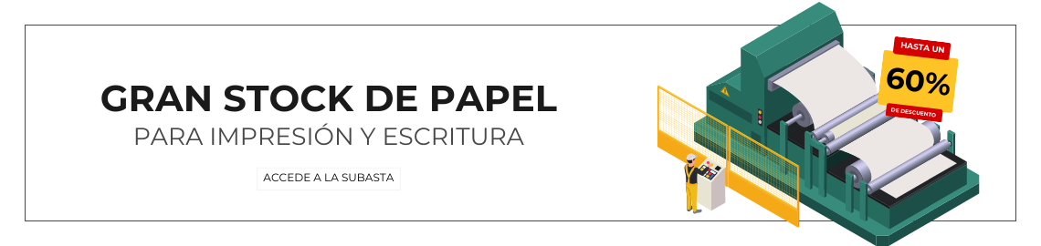 Importante Stock de papel para impresión y escritura- Juzgado de lo Mercantil Nº 7 de Madrid